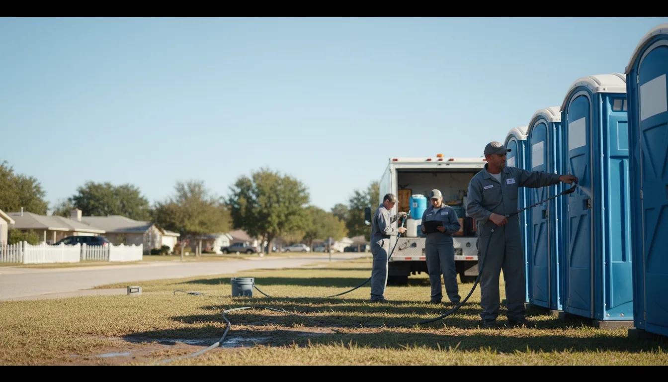 Long-Term Portable Toilet Rental in West Greene, AL near me